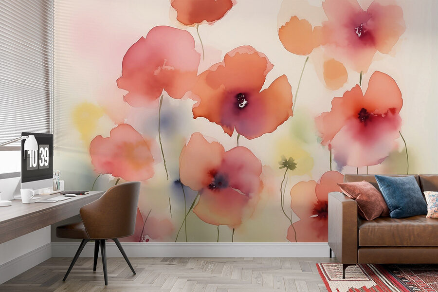 Schilderen van bloemen Schilderen van bloemen