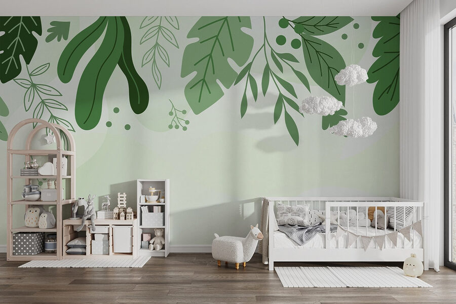 Groene bladeren en takken Groene bladeren en takken