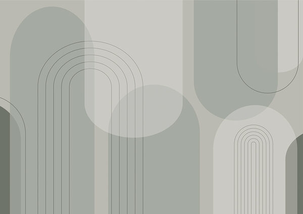 Grijze en witte achtergrond met lijnen en cirkels Grijze en witte achtergrond met lijnen en cirkels