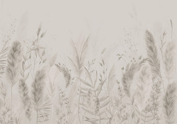 Whimsical botanical illustration in neutrals Whimsical botanical illustration in neutrals