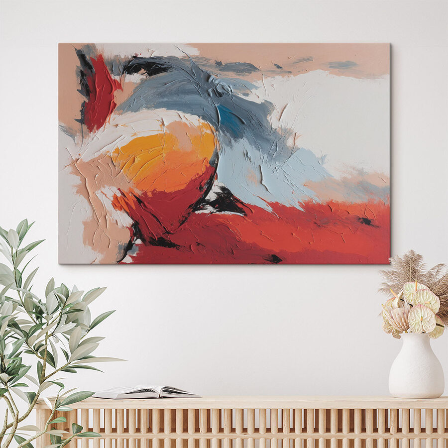 Abstracte expressie van levendige kleuren. Abstracte expressie van levendige kleuren.