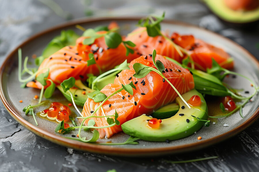 Bord met eten op een tafel