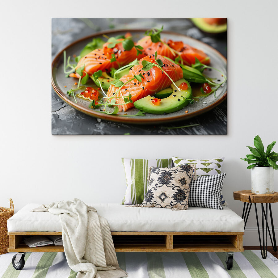 Bord met eten op een tafel