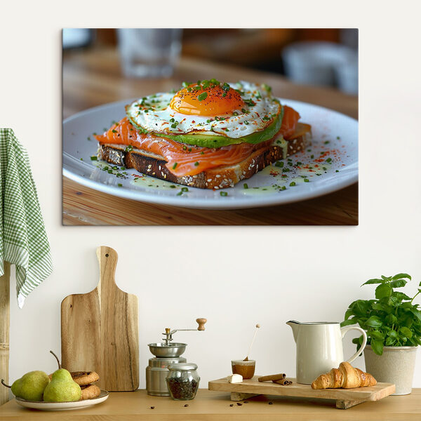 Bord met eten erop Bord met eten erop