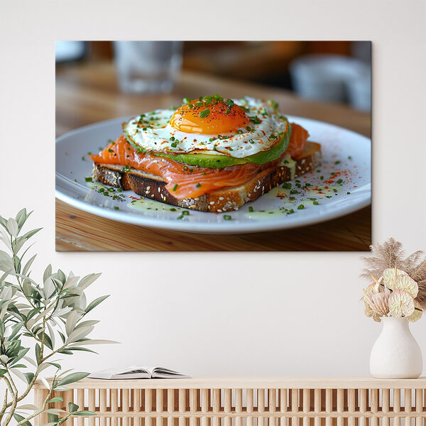 Bord met eten erop Bord met eten erop