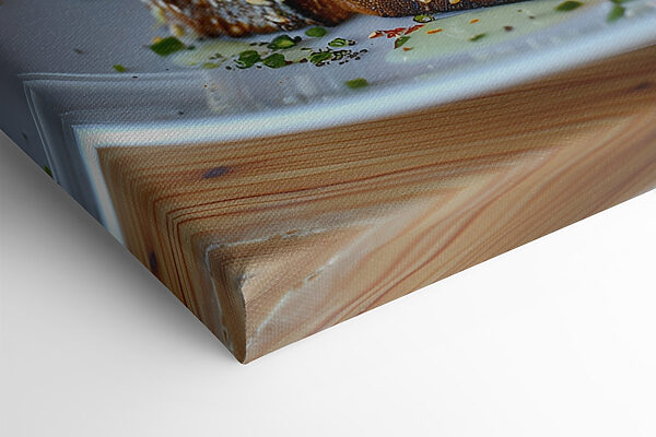 Bord met eten erop Bord met eten erop