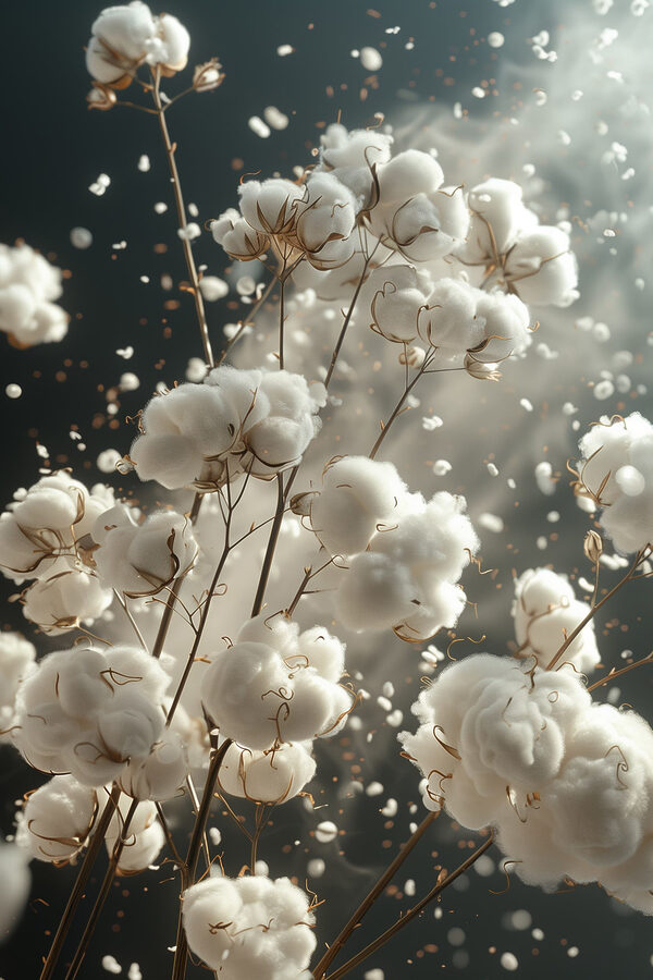 Pluizige bloemen dansen in de lucht Pluizige bloemen dansen in de lucht