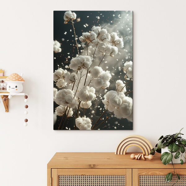 Pluizige bloemen dansen in de lucht Pluizige bloemen dansen in de lucht