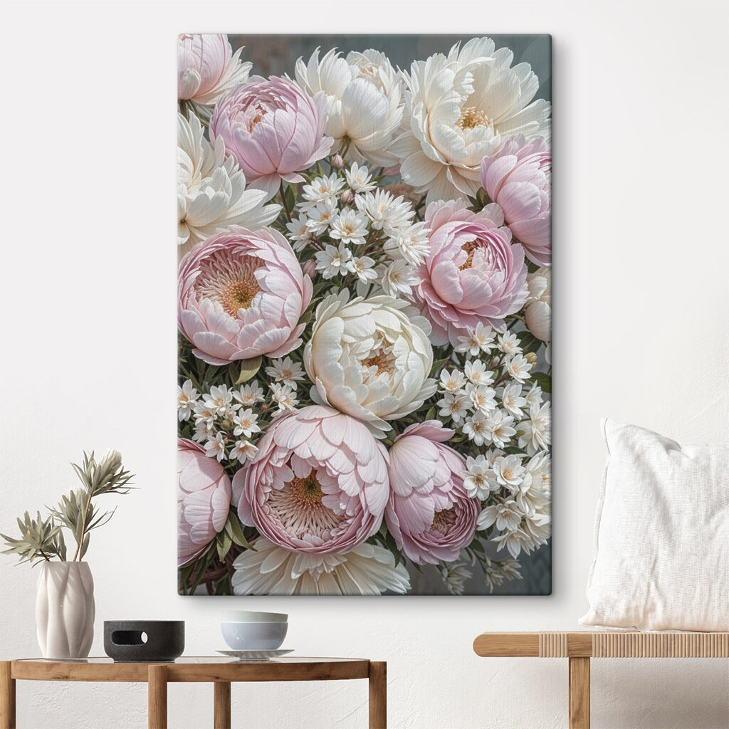 Group of flowers in a bouquet