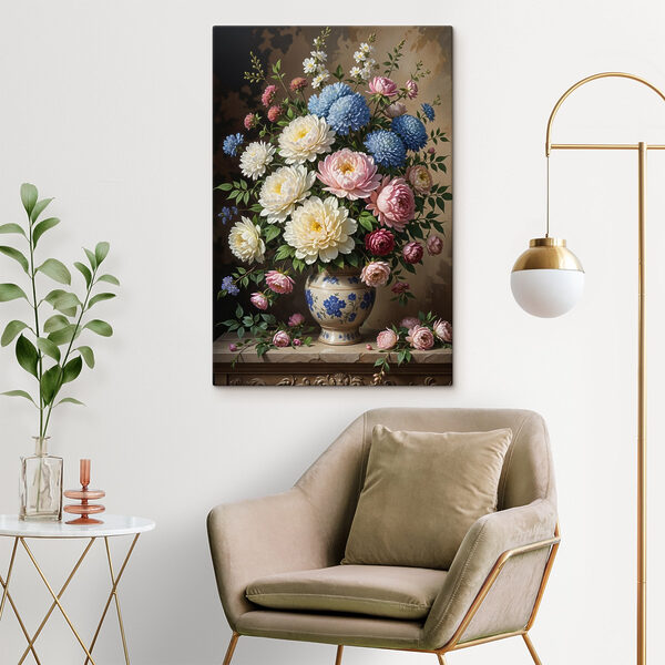 Vaas met bloemen Vaas met bloemen