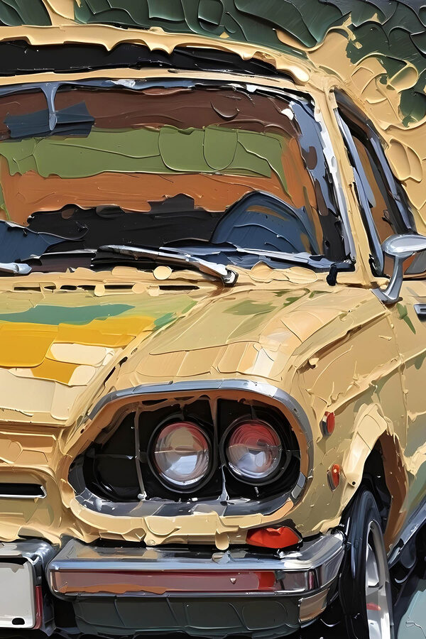 Klassieke auto met een vintage uitstraling. Klassieke auto met een vintage uitstraling.
