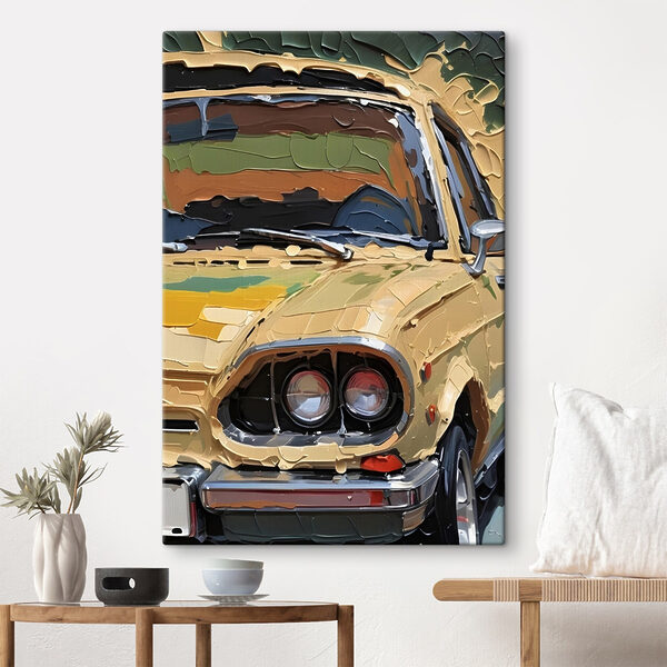Klassieke auto met een vintage uitstraling. Klassieke auto met een vintage uitstraling.