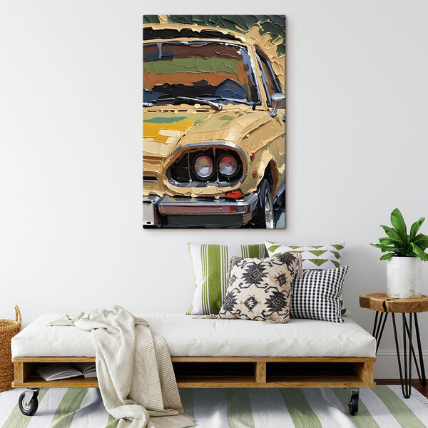 Klassieke auto met een vintage uitstraling. Klassieke auto met een vintage uitstraling.