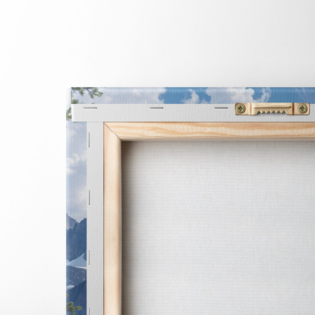 Lake surrounded by mountains