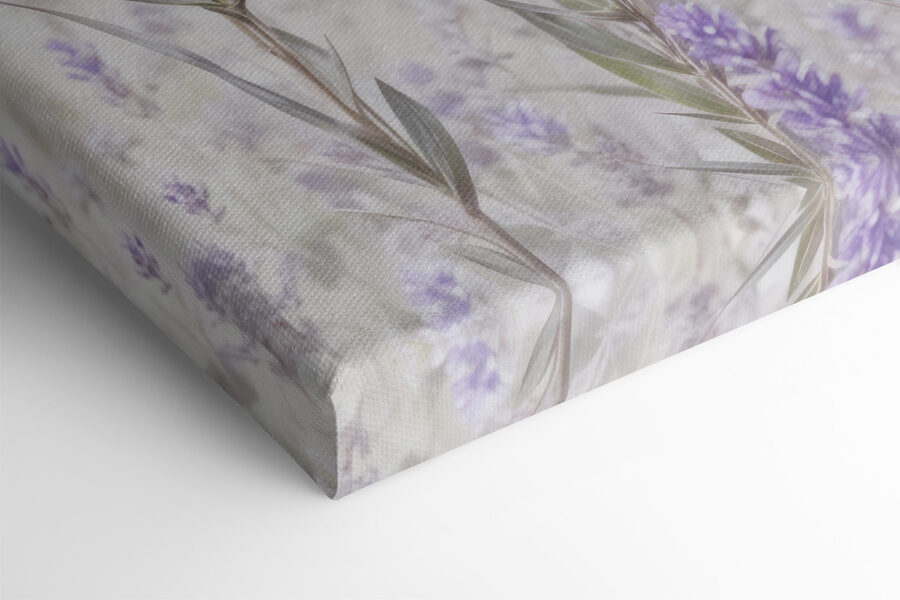 Canvas Schilderijen Groep paarse bloemen - Afbeelding 9