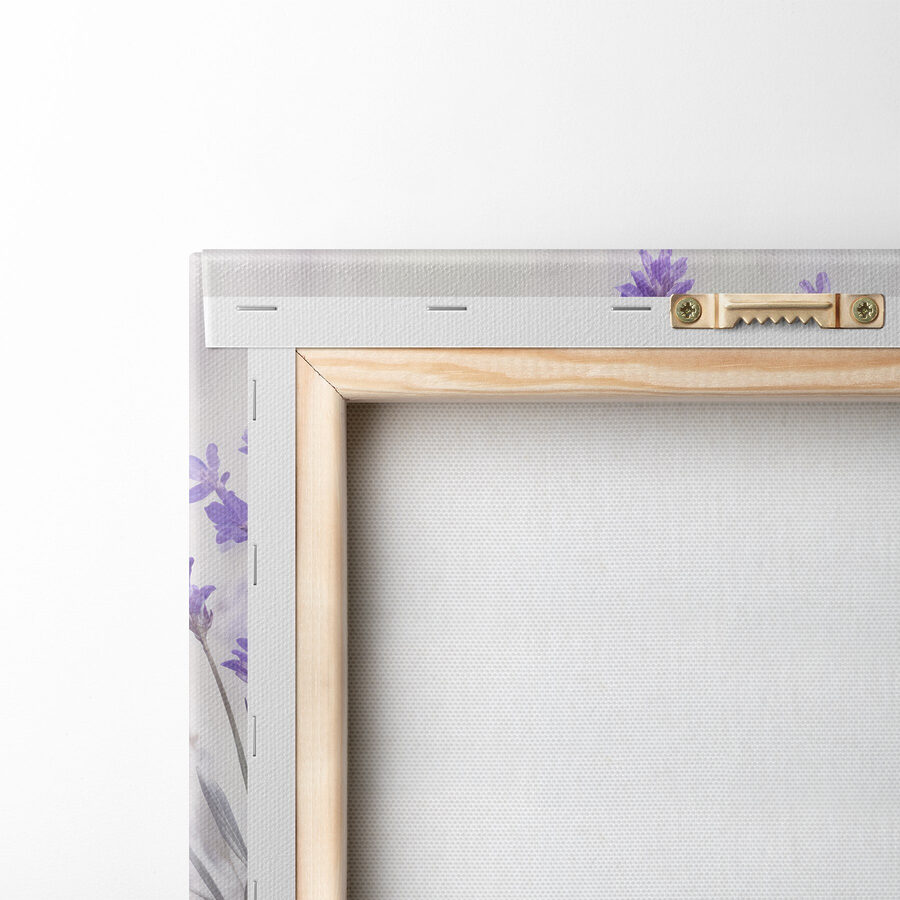 Canvas Schilderijen Groep paarse bloemen - Afbeelding 11