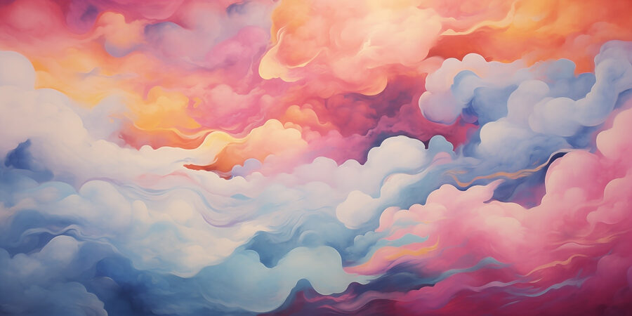 Fotobehang Kleurrijke wolken in de lucht - Afbeelding 4