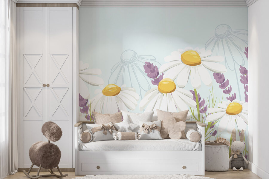 Groep witte bloemen Groep witte bloemen