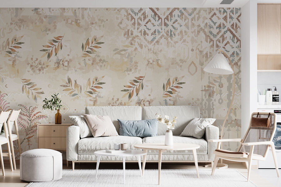 Op de natuur geïnspireerd ontwerp met subtiele texturen