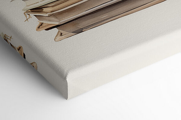 Watercolor of a stack of books Watercolor of a stack of books