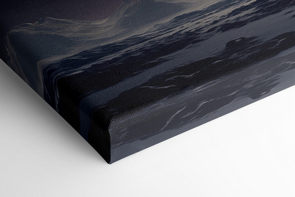 Moon in the sky over mountains Moon in the sky over mountains