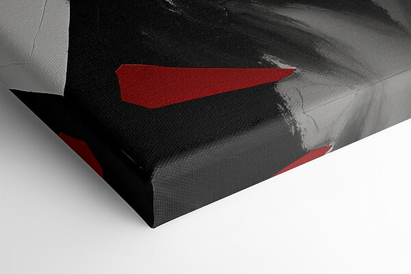 Rode lippen te midden van abstract ontwerp Rode lippen te midden van abstract ontwerp
