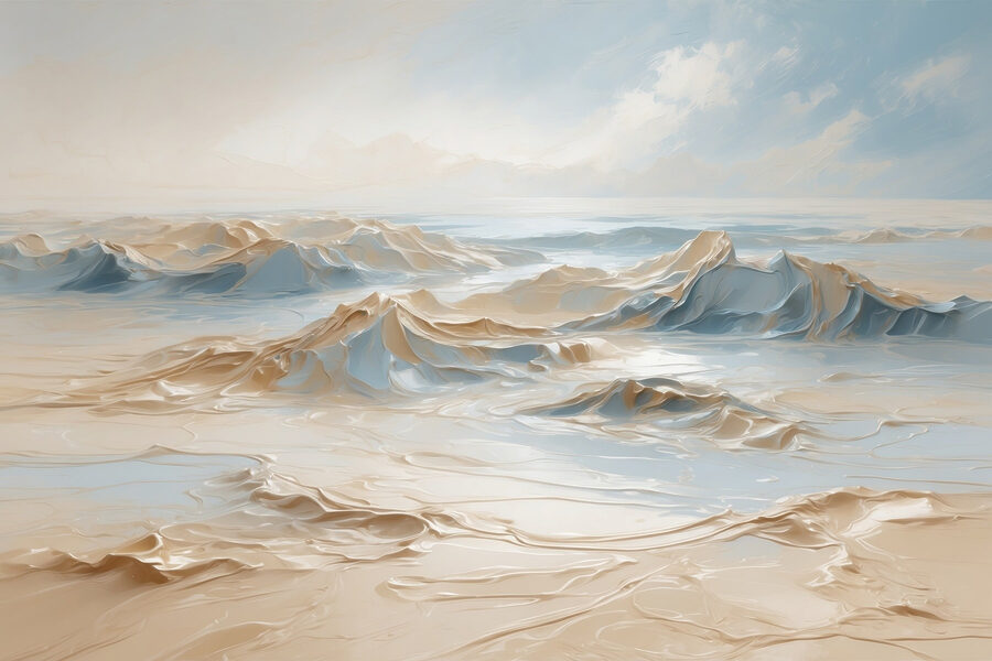 Landschap van een woestijn