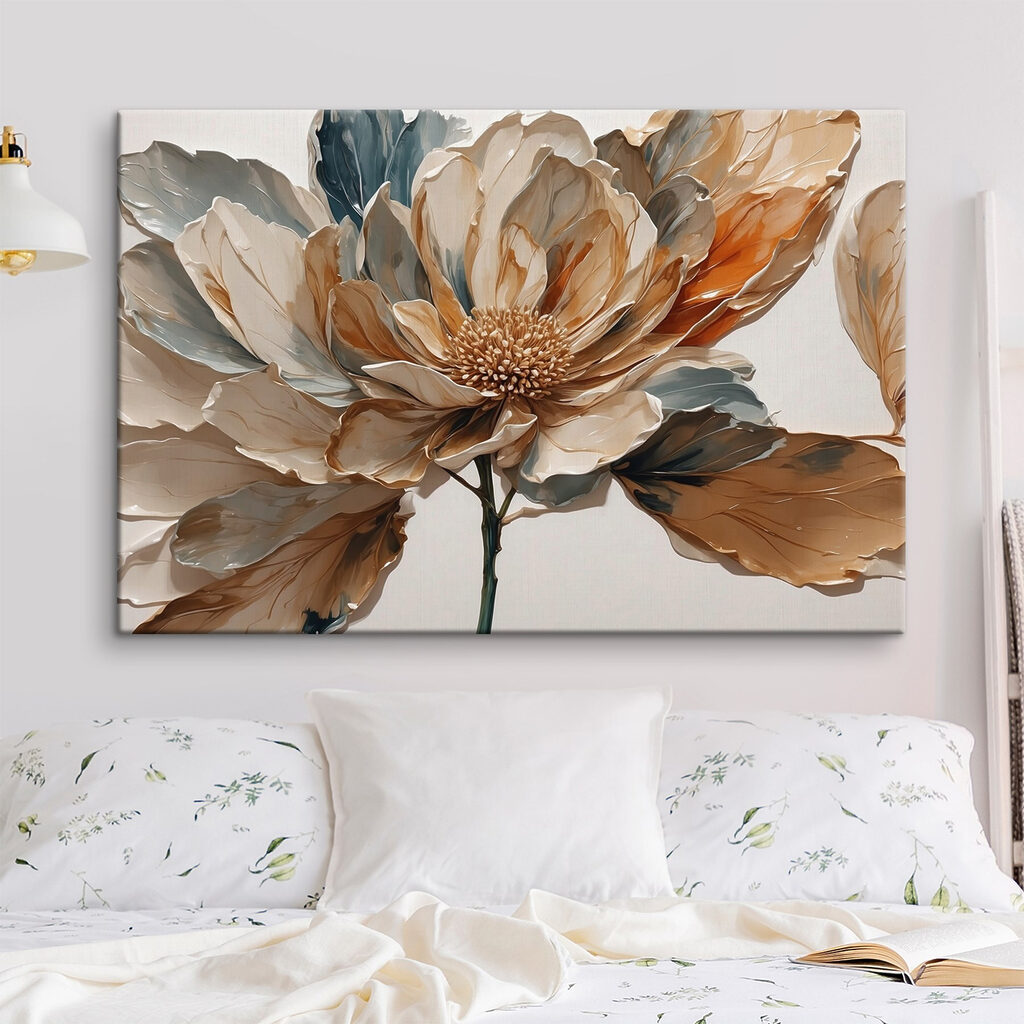 Elegant floral arrangement in soft hues