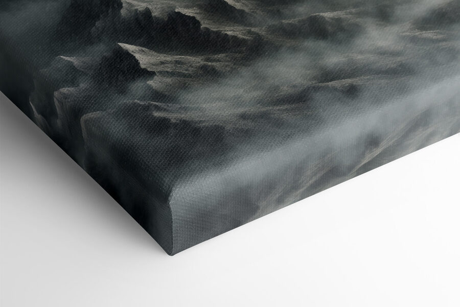 Bergketen met wolken Bergketen met wolken