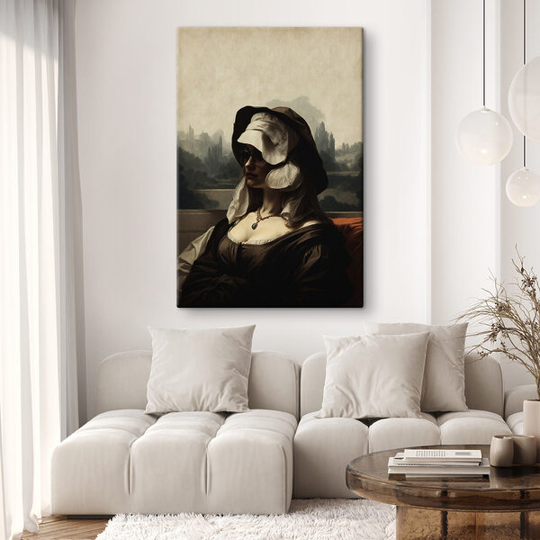 Vrouw in een gewaad Vrouw in een gewaad