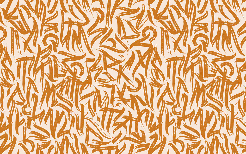 Letterpatroon op witte achtergrond Letterpatroon op witte achtergrond