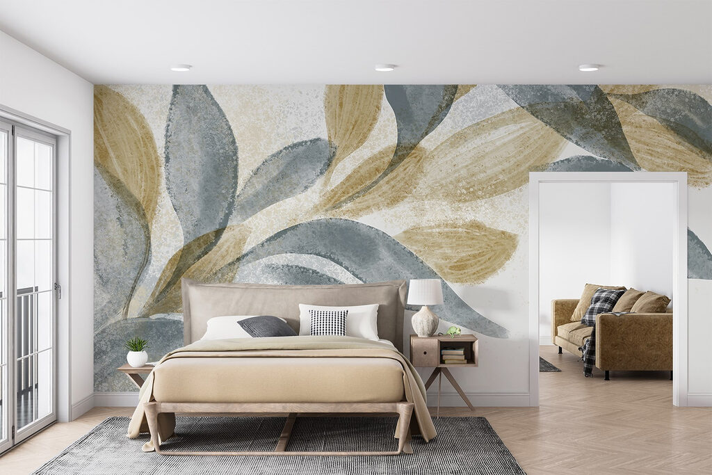 Soft leaves in gentle hues Soft leaves in gentle hues