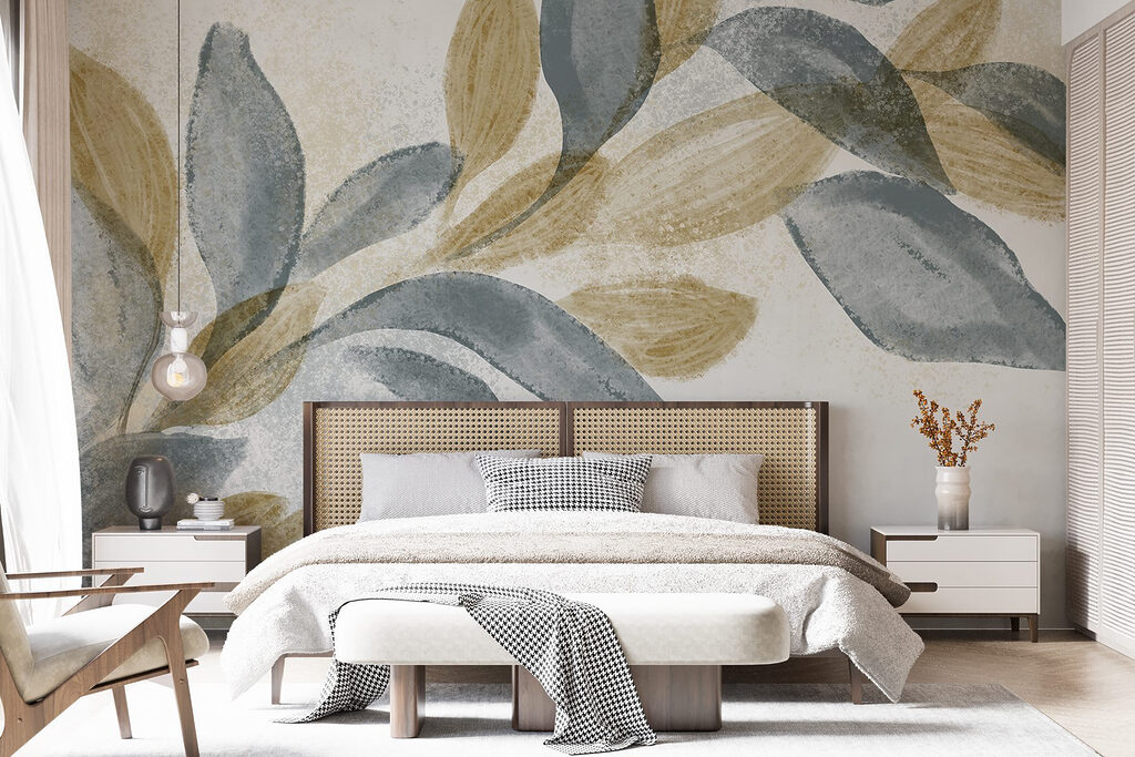 Soft leaves in gentle hues Soft leaves in gentle hues