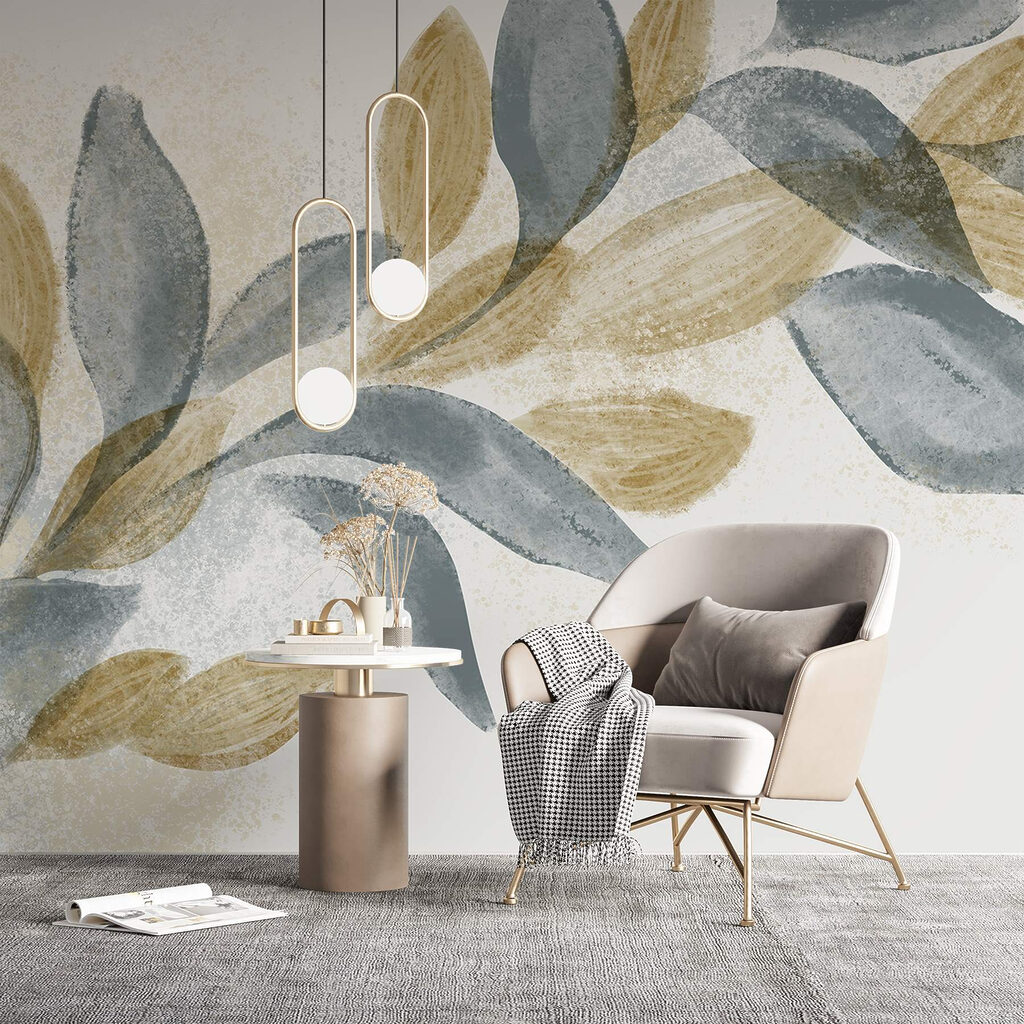 Soft leaves in gentle hues Soft leaves in gentle hues