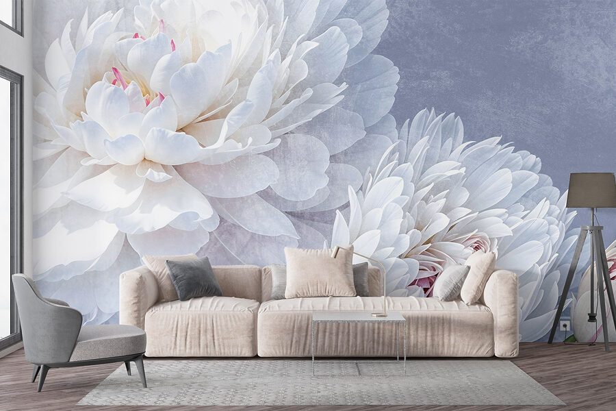 Delicate bloemen in zachte kleuren
