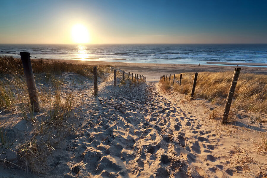 Pad naar het strand