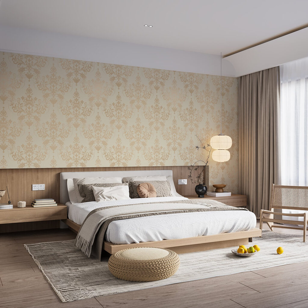 Wallpaper with a pattern