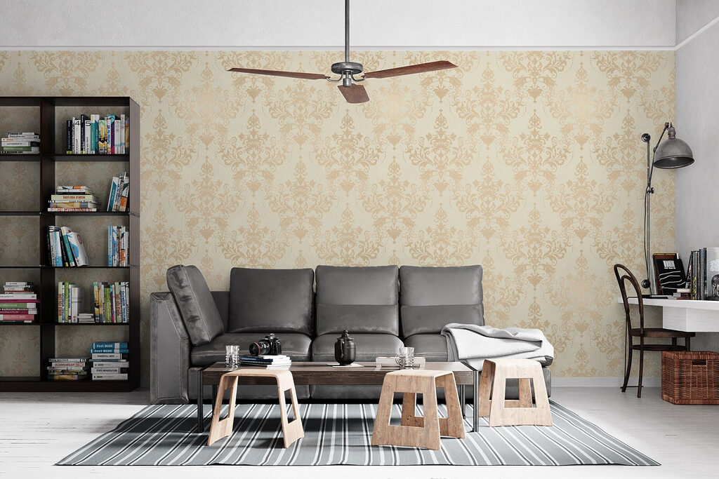 Wallpaper with a pattern