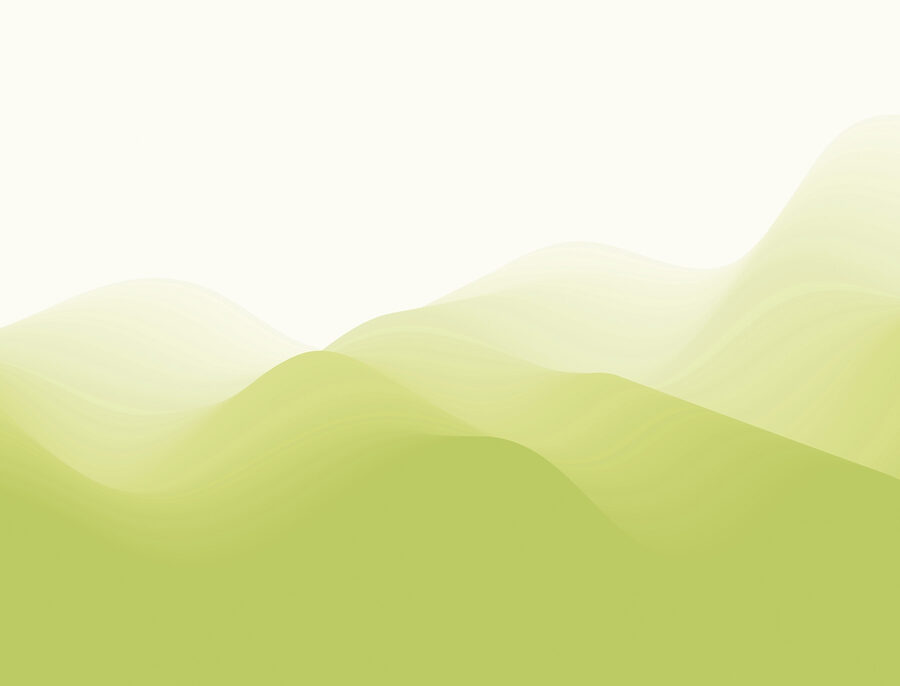 Green hills with white background Green hills with white background