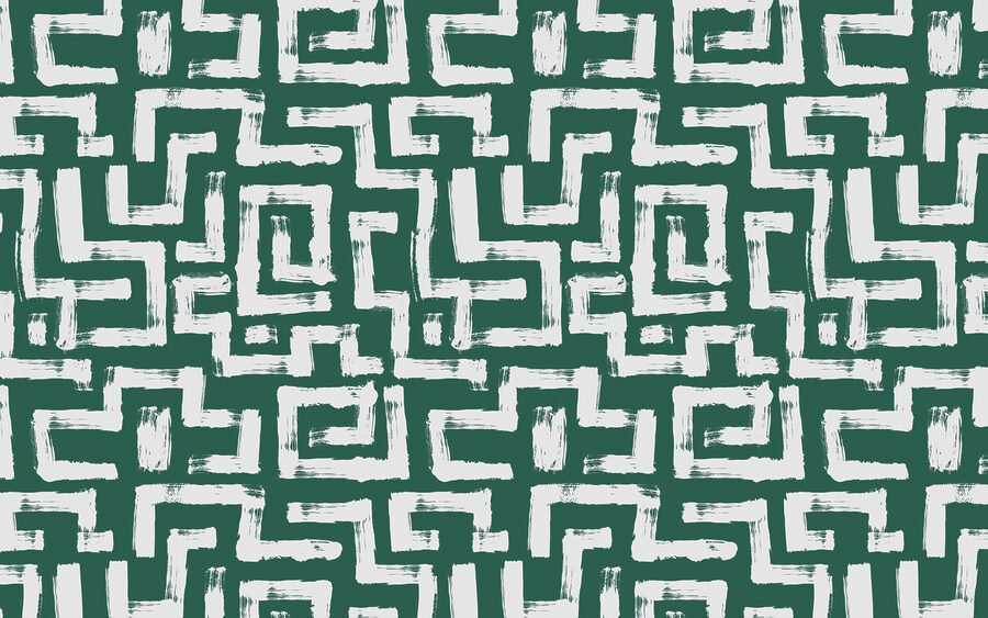 Patroon van witte lijnen en vierkanten Patroon van witte lijnen en vierkanten