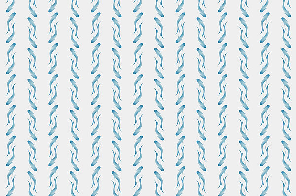 Patroon van blauwe vissen Patroon van blauwe vissen