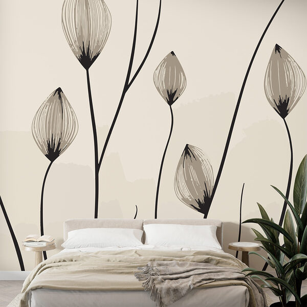 – Elegante lijnen van delicate bloemen – Elegante lijnen van delicate bloemen