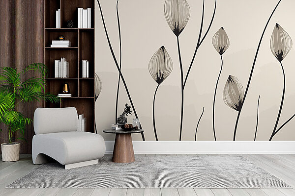 – Elegante lijnen van delicate bloemen – Elegante lijnen van delicate bloemen