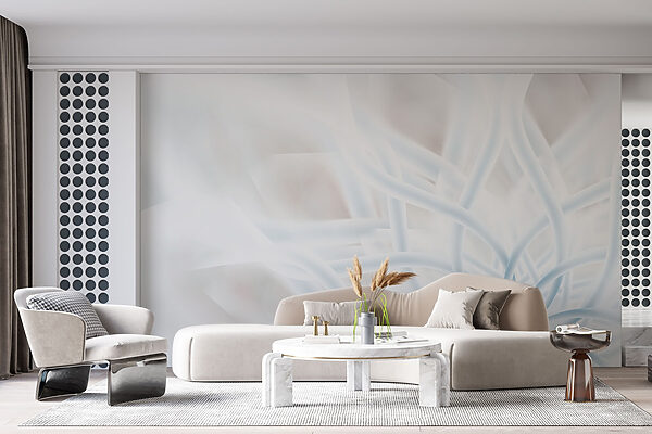 Witte en blauwe bloem Witte en blauwe bloem