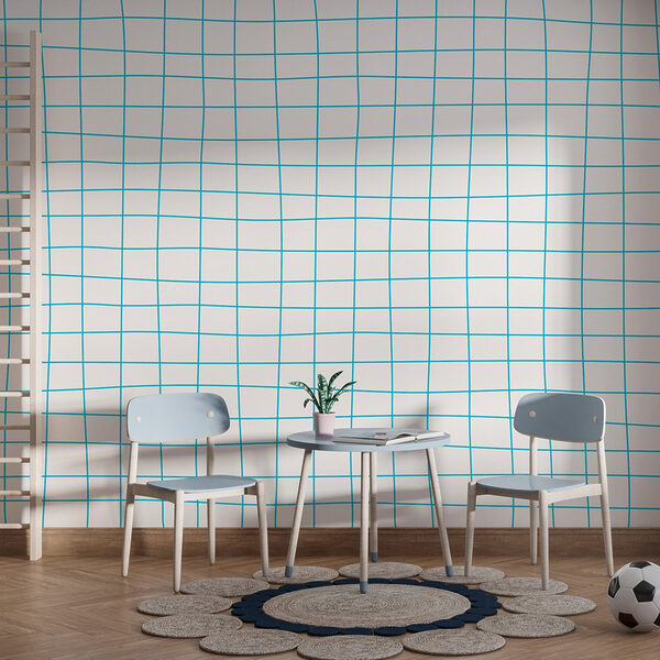 Raster van blauwe lijnen Raster van blauwe lijnen