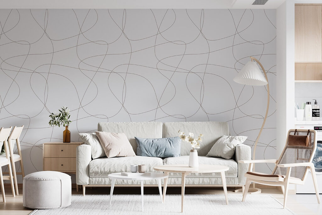 White background with black lines