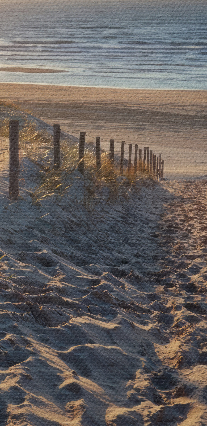 Pad naar het strand