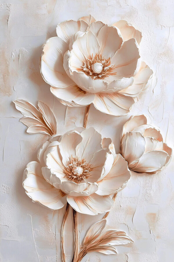 Gevoelige bloemen op gestructureerde achtergrond Gevoelige bloemen op gestructureerde achtergrond