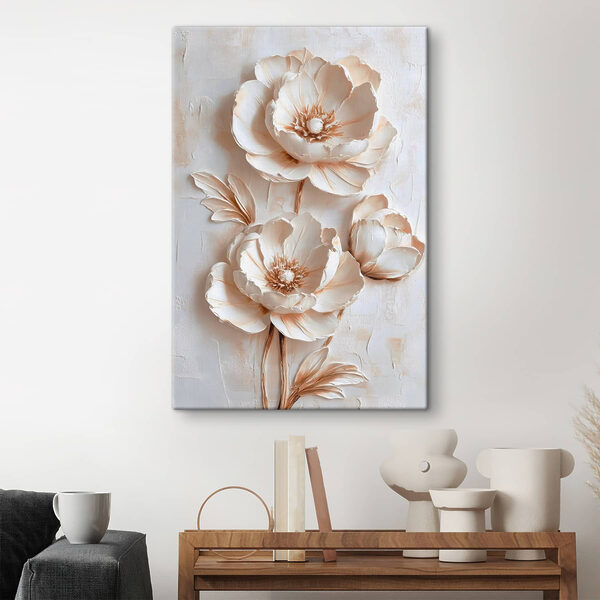 Gevoelige bloemen op gestructureerde achtergrond Gevoelige bloemen op gestructureerde achtergrond