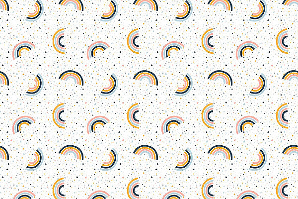 Patroon van kleurrijke regenbogen Patroon van kleurrijke regenbogen